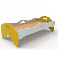 Кровать фигурная из фанеры (детский сад) DS-К04 Кровать фигурная из фанеры (детский сад) DS-К04